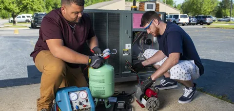 أعمال التبريد والتكييف